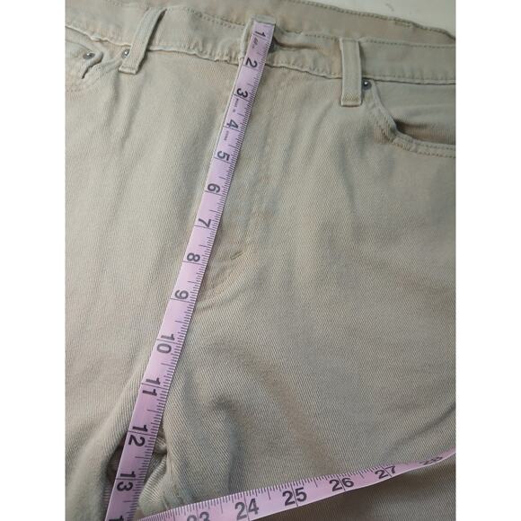 Levis Chinos 505 Mens 38x32 Brown Tan Regular Straight Denim Jeans Pants - Picture 8 of 11